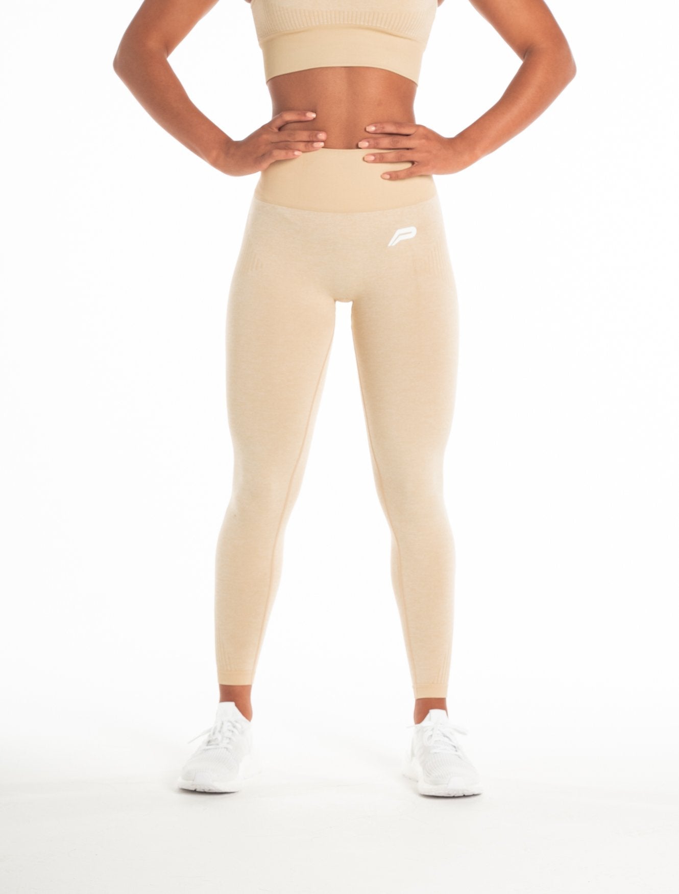 ADAPT Seamless Leggings / Marl Beige Pursue Fitness 2