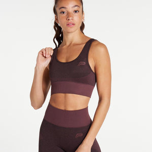 ADAPT Seamless Sports Bra / Black Cherry Pursue Fitness 1