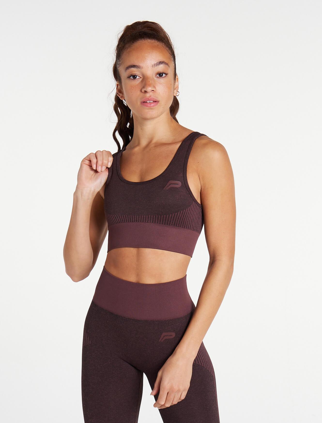 ADAPT Seamless Sports Bra / Black Cherry Pursue Fitness 1