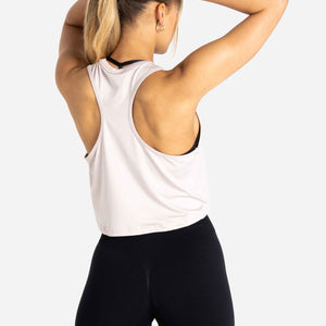 BreathEasy® Crop Vest / Light Grey Pursue Fitness 2