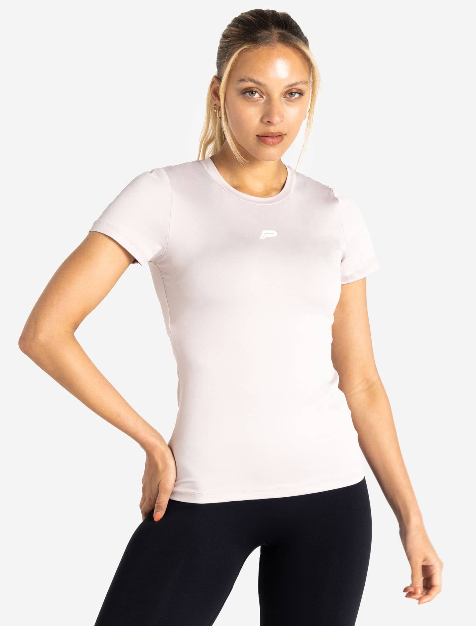 BreathEasy® Full-Length T-Shirt / Light Grey Pursue Fitness 1