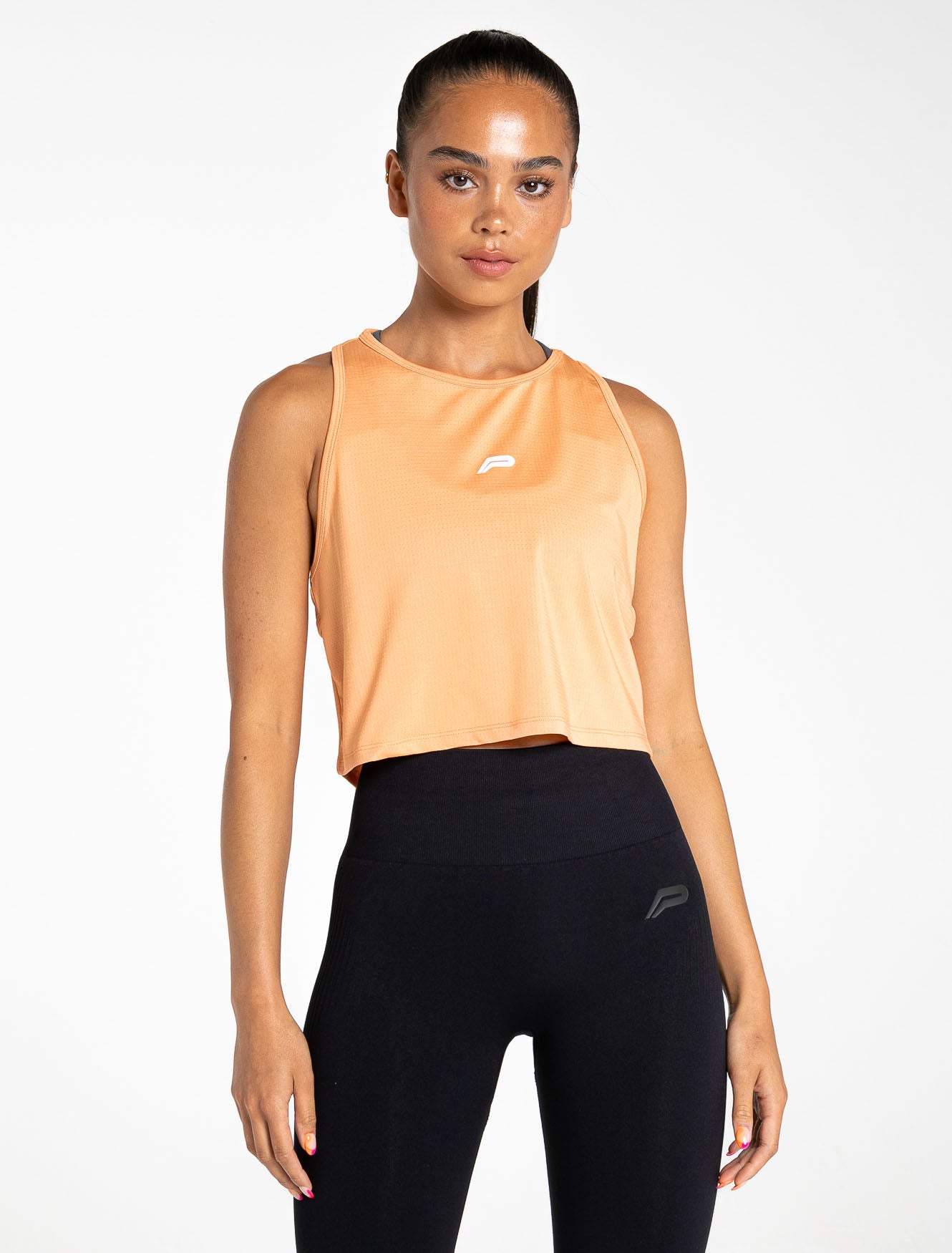 Breeze Crop Tank / Coral Pursue Fitness 1