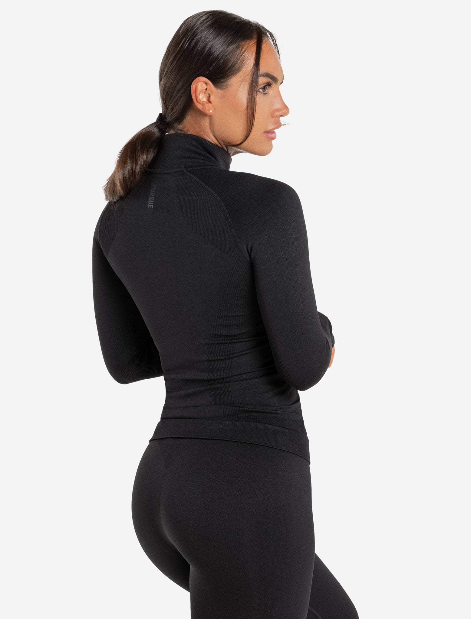 Core Seamless ¼ Zip / Blackout Pursue Fitness 2