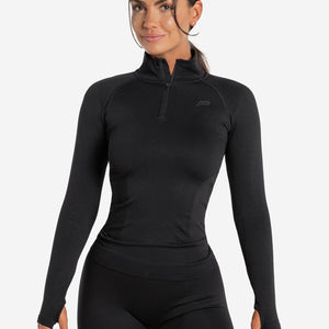 Core Seamless ¼ Zip / Blackout Pursue Fitness 1