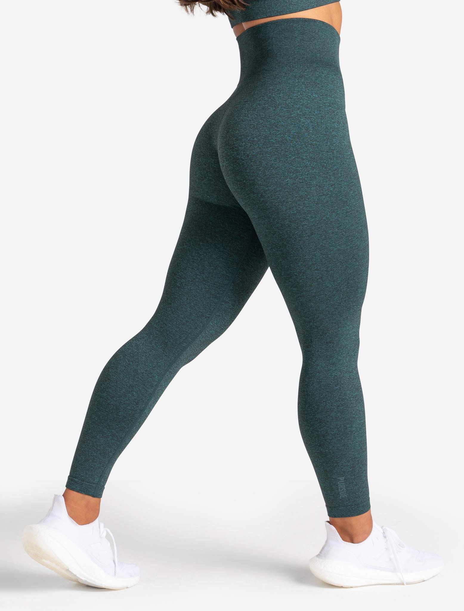 Core Seamless Leggings / Teal Marl Pursue Fitness 1