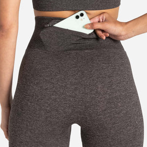 Core Seamless Pocket Leggings / Brown Marl Pursue Fitness 2