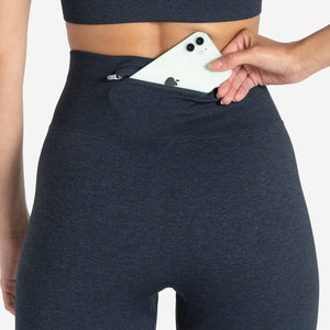 Core Seamless Pocket Leggings / Navy Marl Pursue Fitness 2