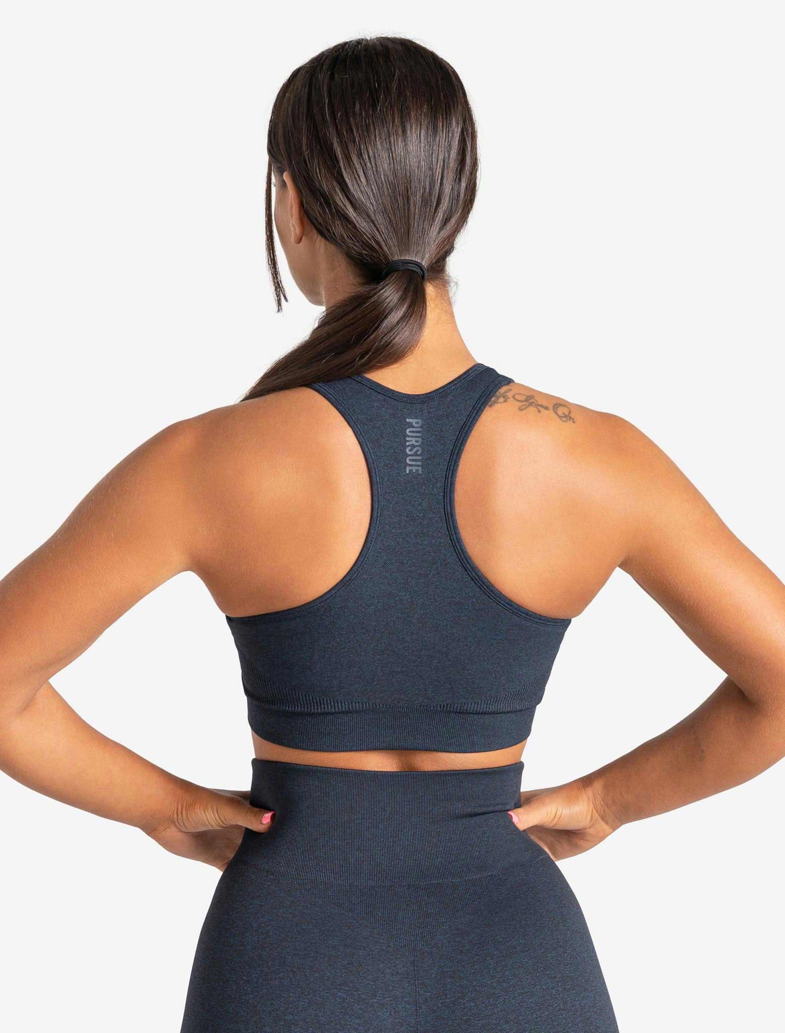 Core Seamless Sports Bra / Navy Marl Pursue Fitness 2