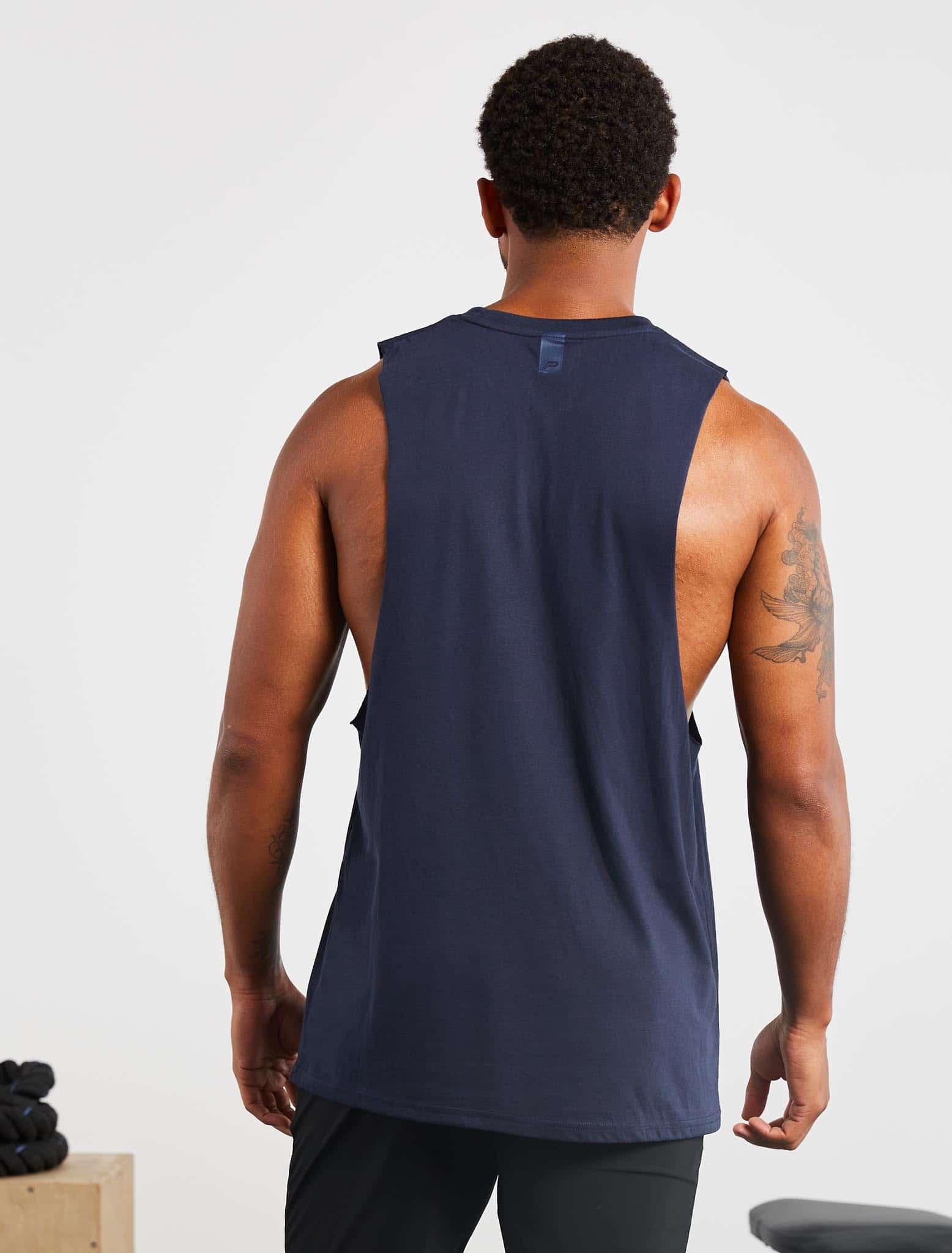 Icon Drop Arm Tank / Navy Pursue Fitness 2