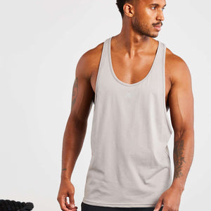 Icon Stringer Vest / Chalk Grey Pursue Fitness 1