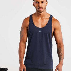 Icon Stringer Vest / Navy Pursue Fitness 1