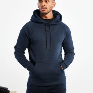 Icon Tapered Hoodie / Dark Navy Pursue Fitness 1