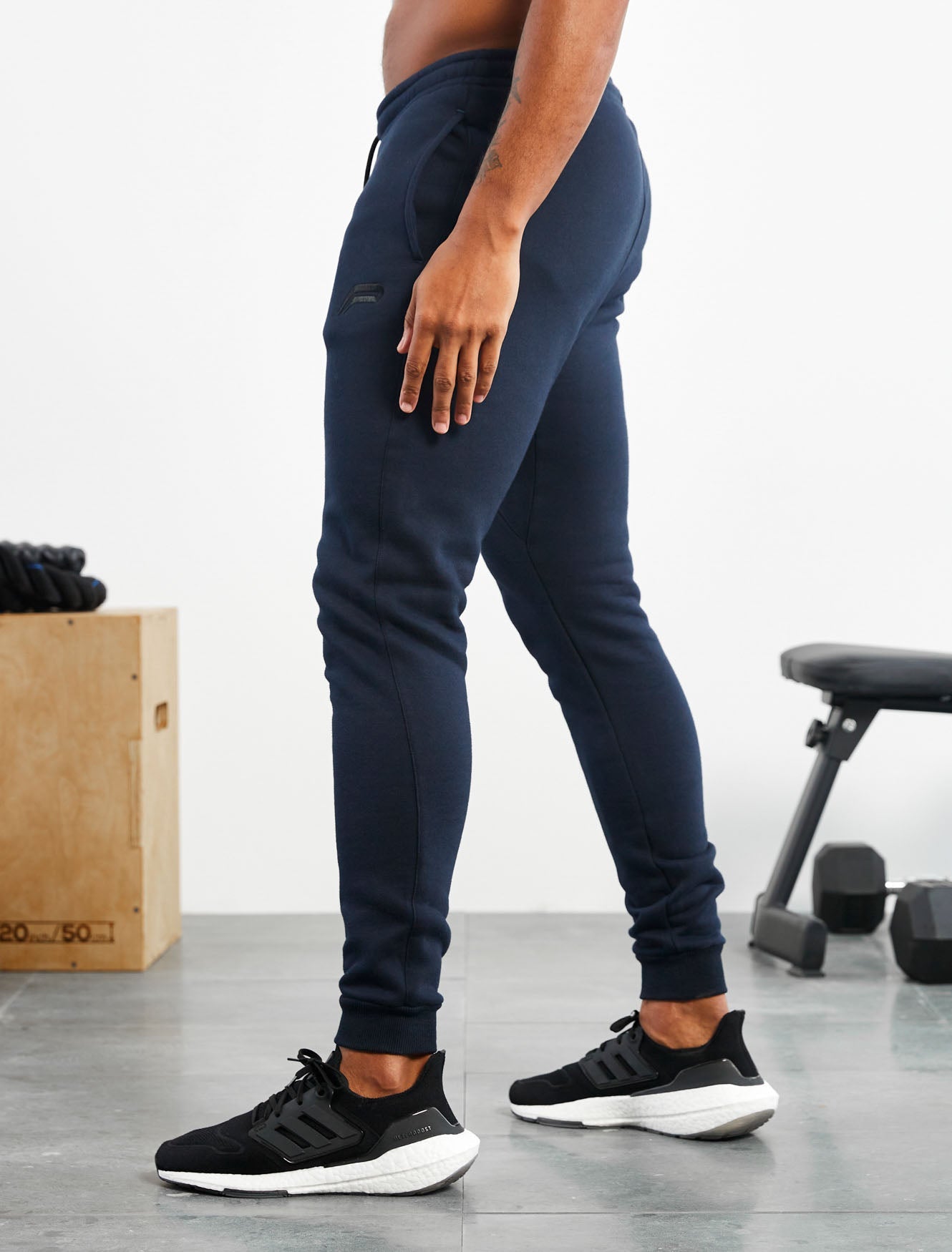 Icon Tapered Joggers / Dark Navy Pursue Fitness 2