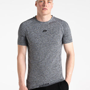 Intensity Seamless T-shirt / Charcoal Marl Pursue Fitness 1