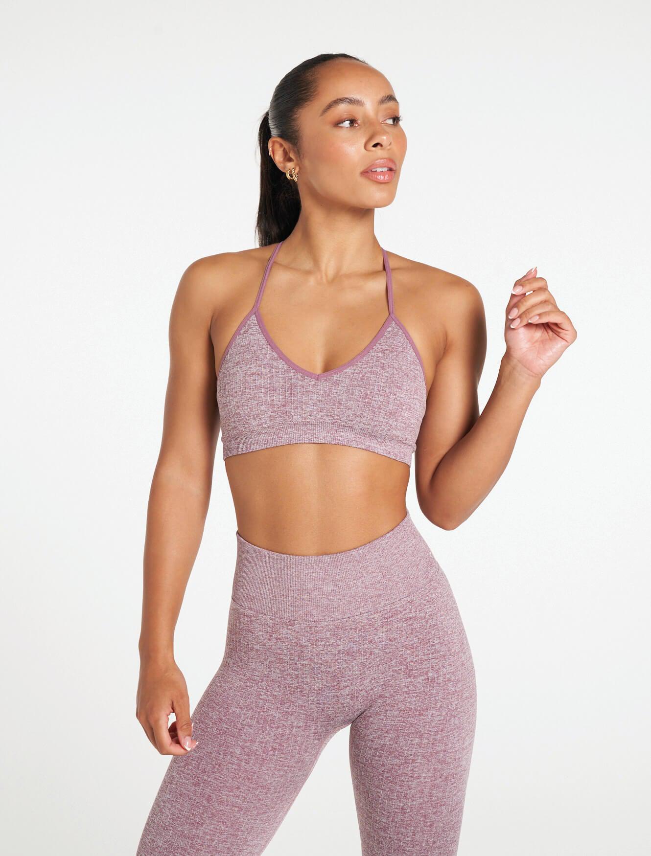 Lounge Seamless Sports Bra / Lavender Marl Pursue Fitness 2