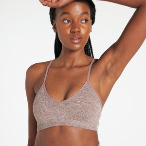 Lounge Seamless Sports Bra / Mocha Pursue Fitness 1