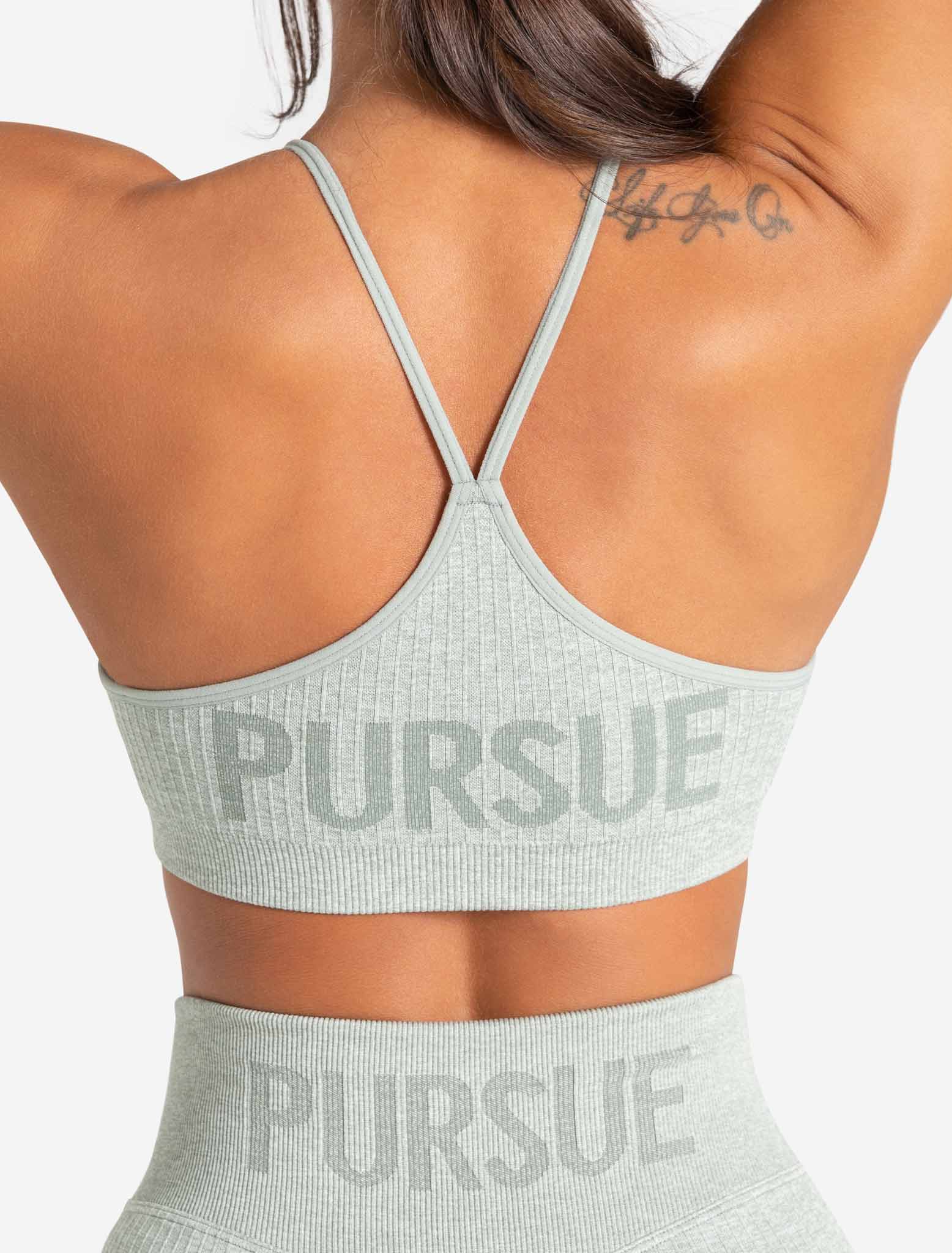 Lounge Seamless Sports Bra / Sage Green Pursue Fitness 2