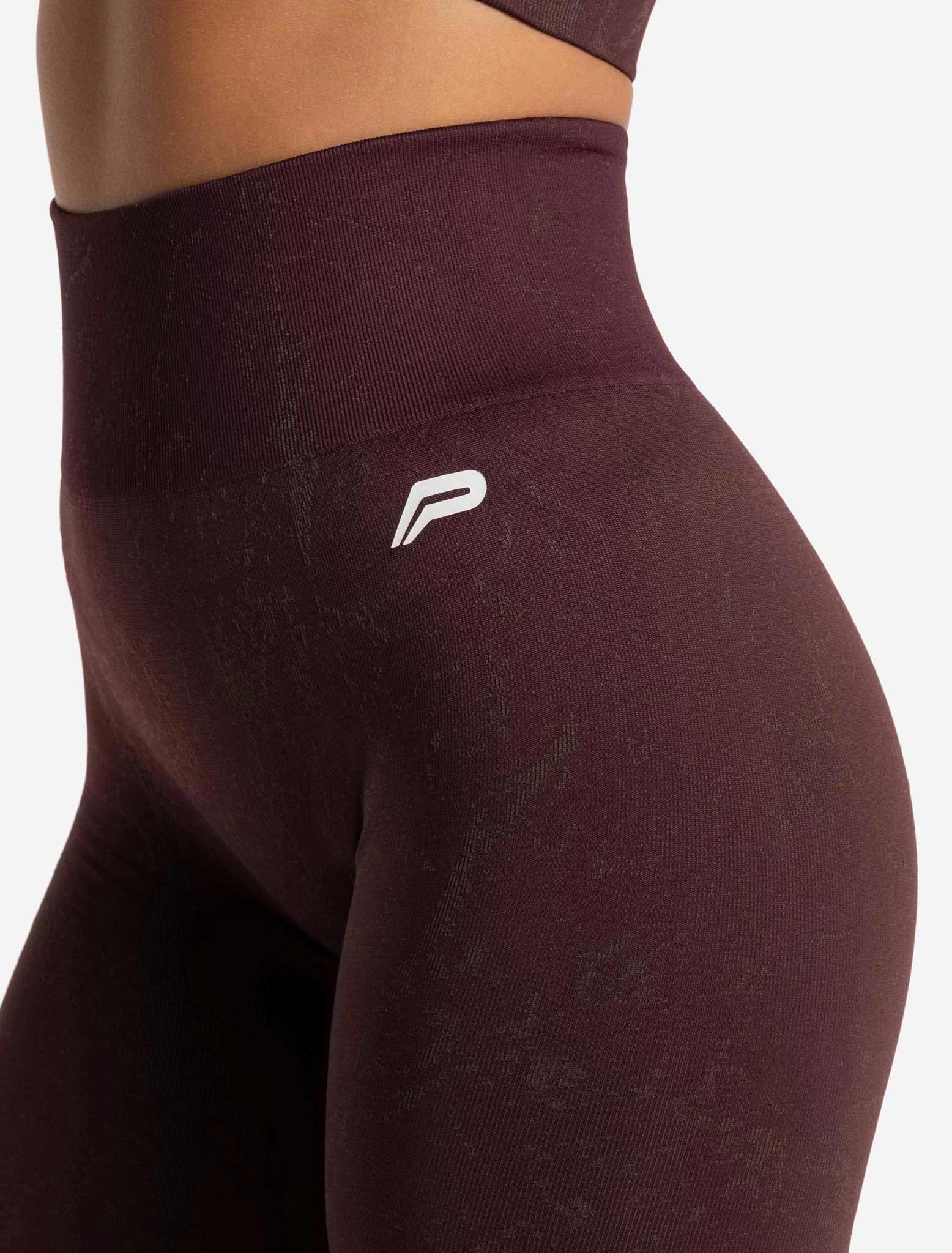 Marble Seamless Leggings / Black Cherry Pursue Fitness 2