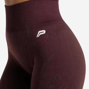 Marble Seamless Leggings / Black Cherry Pursue Fitness 2