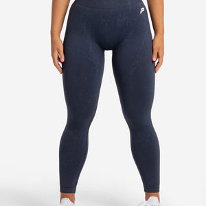 Marble Seamless Leggings / Navy Pursue Fitness 1