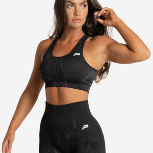 Marble Seamless Sports Bra / Black Pursue Fitness 1