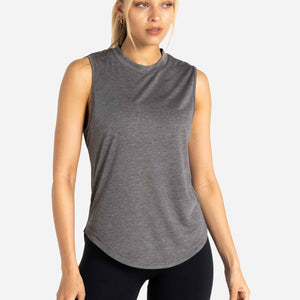 Oversized Graphic Tank / Charcoal Black Pursue Fitness 2