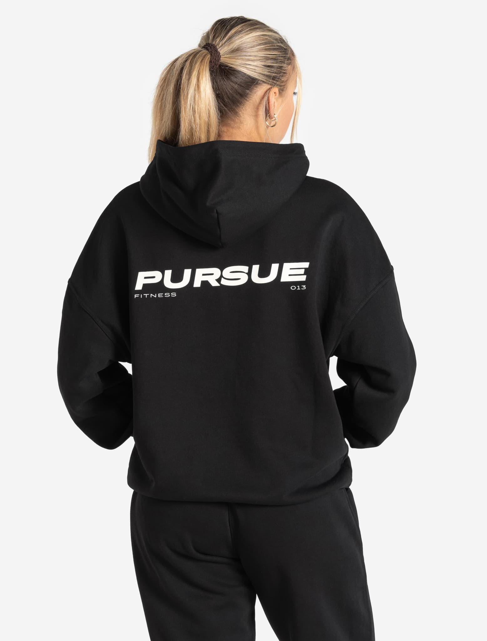 Oversized Hoodie / Black Pursue Fitness 2