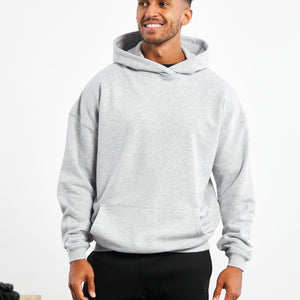 Oversized Hoodie / Grey Marl Pursue Fitness 1