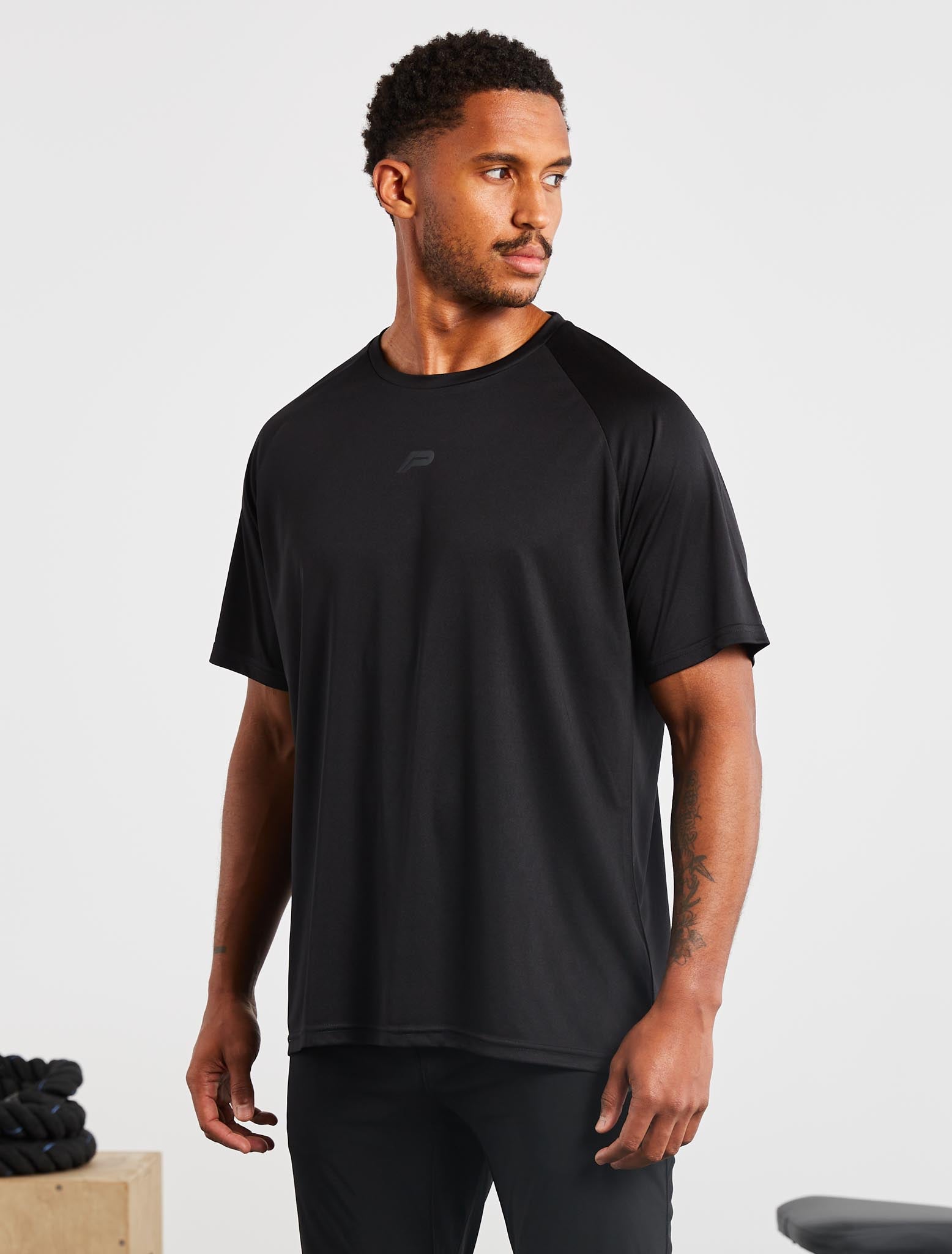 Relaxed Fit Training T-Shirt / Black Pursue Fitness 1