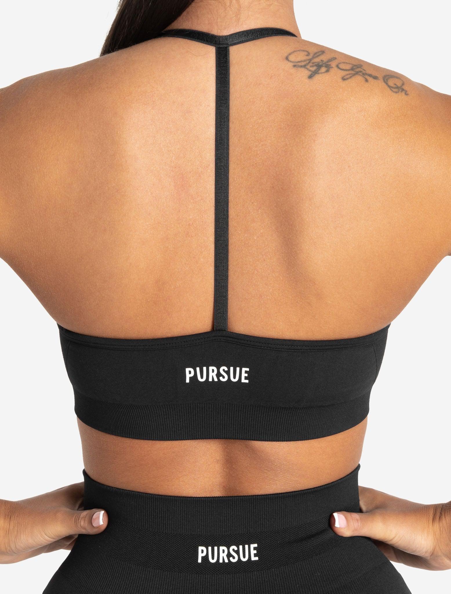 Scrunch Seamless Sports Bra / Black Pursue Fitness 2