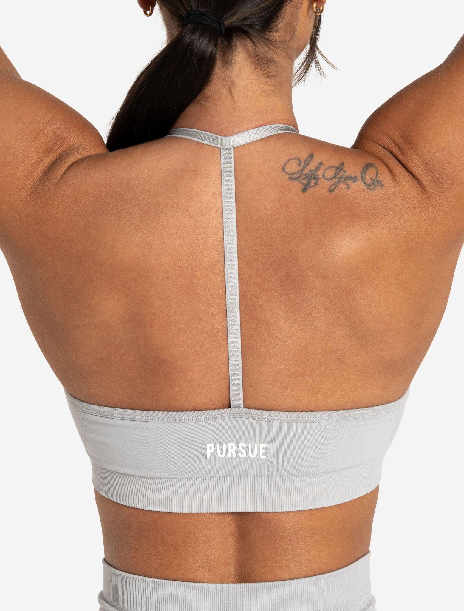 Scrunch Seamless Sports Bra / Grey Pursue Fitness 2