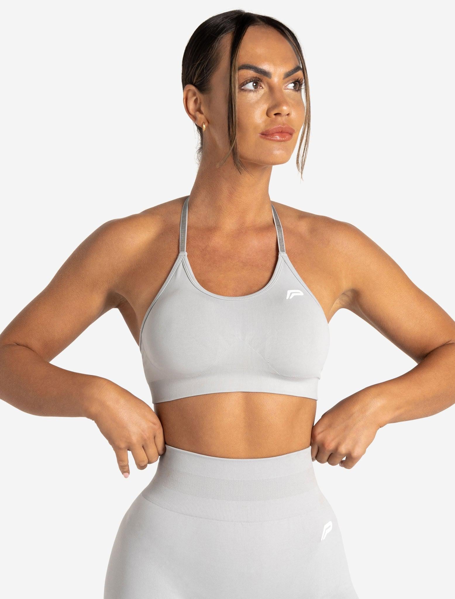 Scrunch Seamless Sports Bra / Grey Pursue Fitness 1