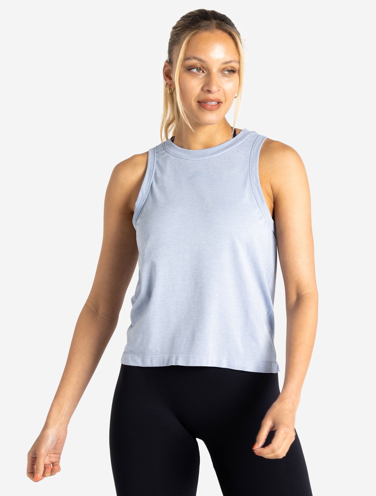 Seamless Tank / Blue Marl Pursue Fitness 1