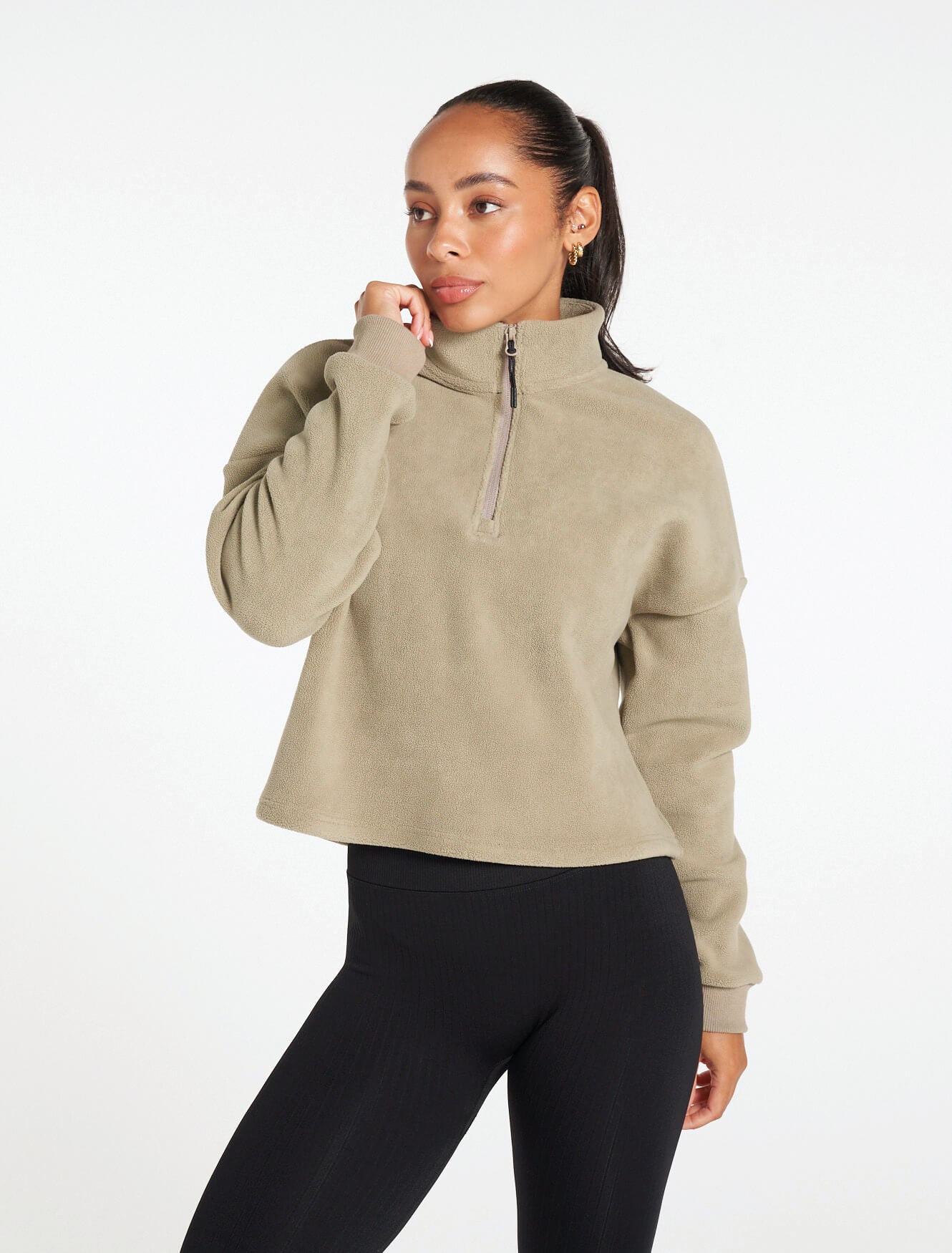 Supersoft ¼ Zip Fleece / Sage Green Pursue Fitness 2