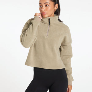 Supersoft ¼ Zip Fleece / Sage Green Pursue Fitness 2