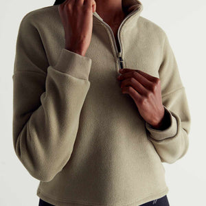 Supersoft ¼ Zip Fleece / Sage Green Pursue Fitness 1