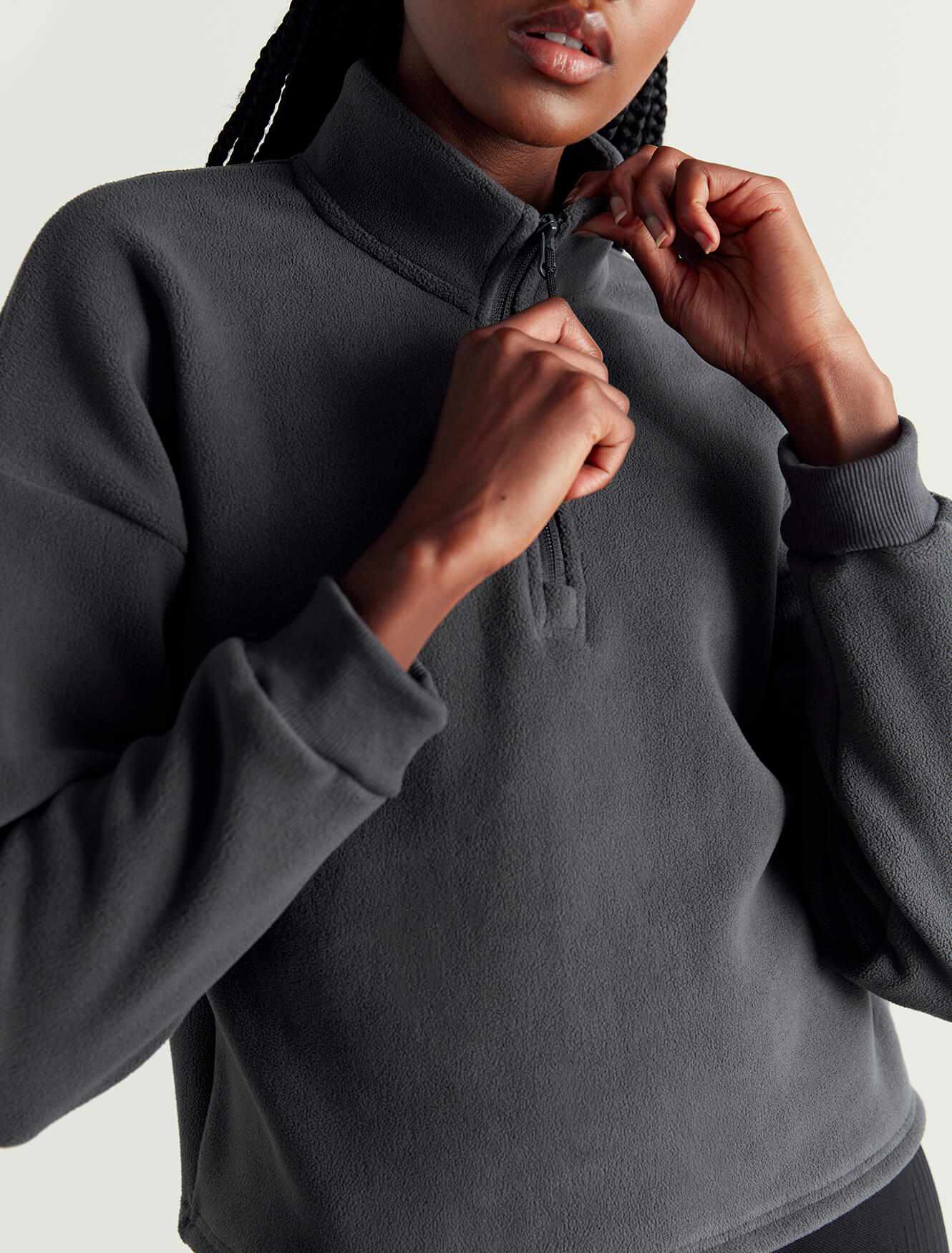 Supersoft ¼ Zip Fleece / Slate Pursue Fitness 1