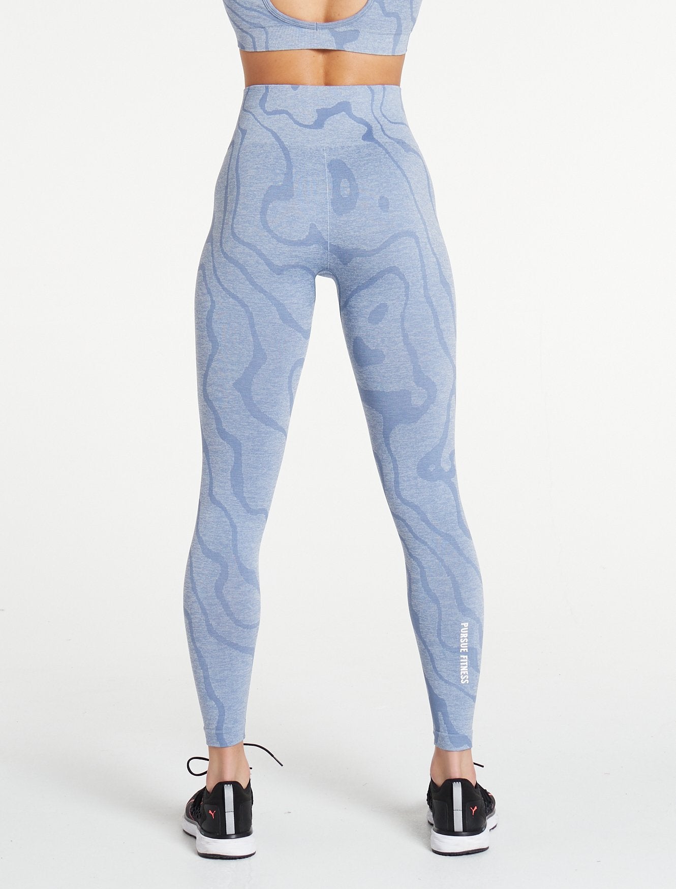 Sustainable Seamless Leggings / Blue Pursue Fitness 2