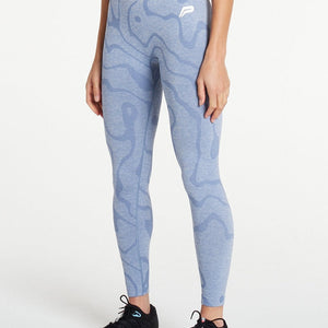 Sustainable Seamless Leggings / Blue Pursue Fitness 1