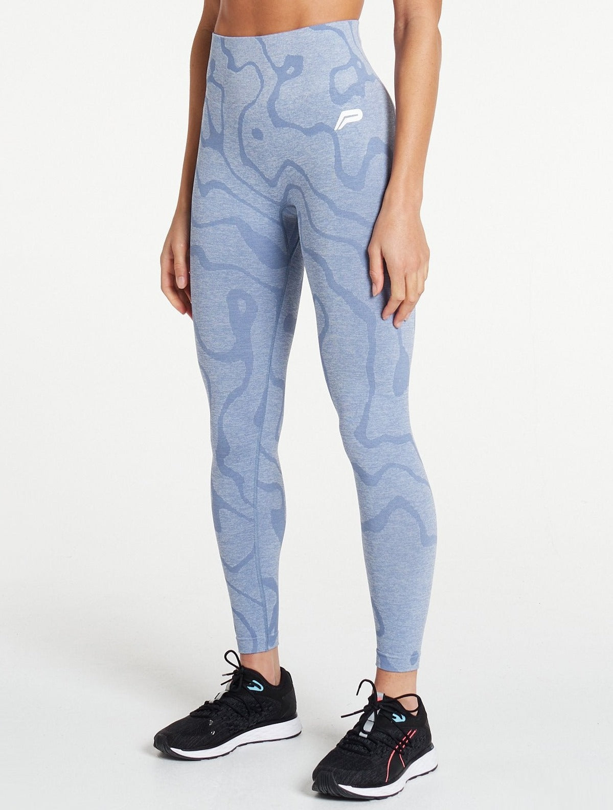 Sustainable Seamless Leggings / Blue Pursue Fitness 1