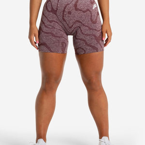 Sustainable Seamless Shorts / Burgundy Pursue Fitness 1