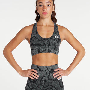 Sustainable Seamless Sports Bra / Black Pursue Fitness 2