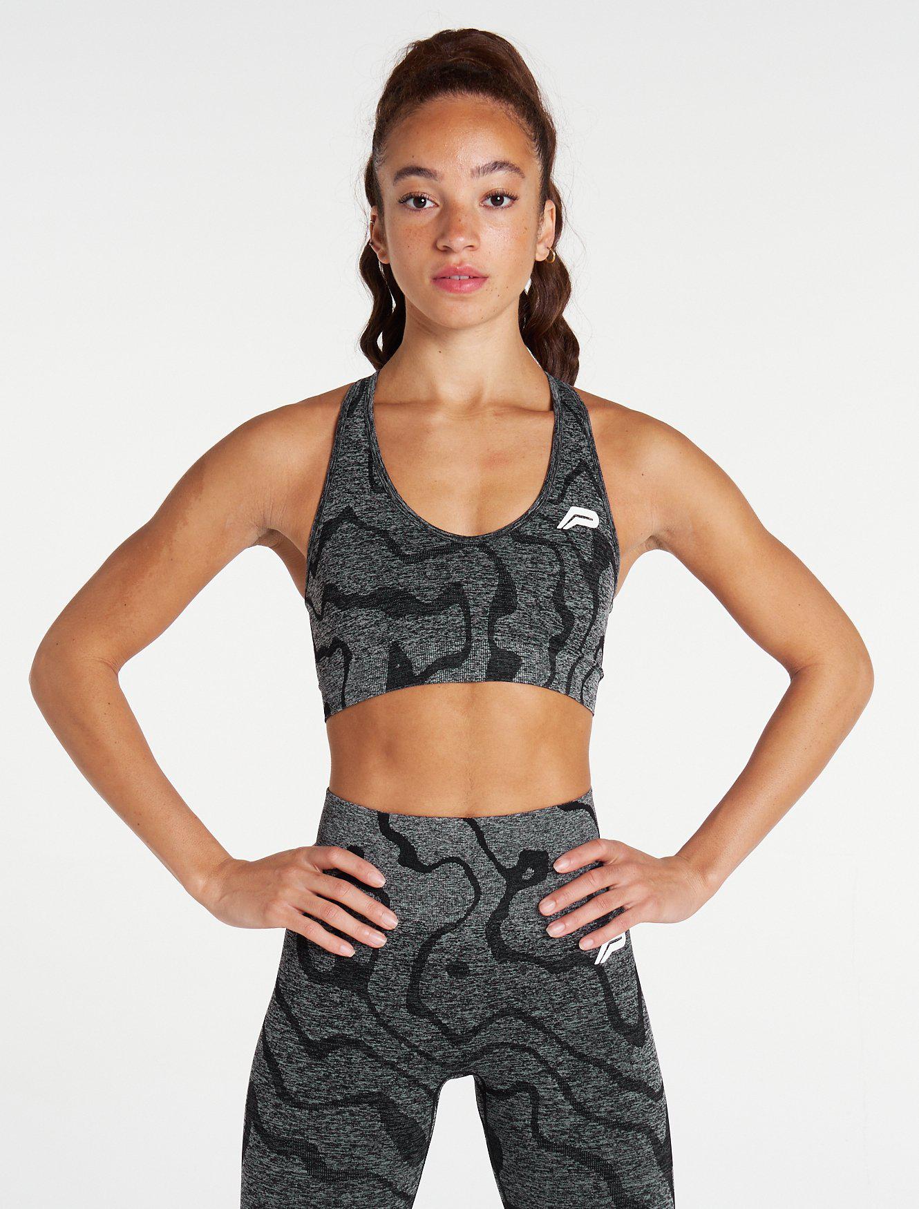 Sustainable Seamless Sports Bra / Black Pursue Fitness 2