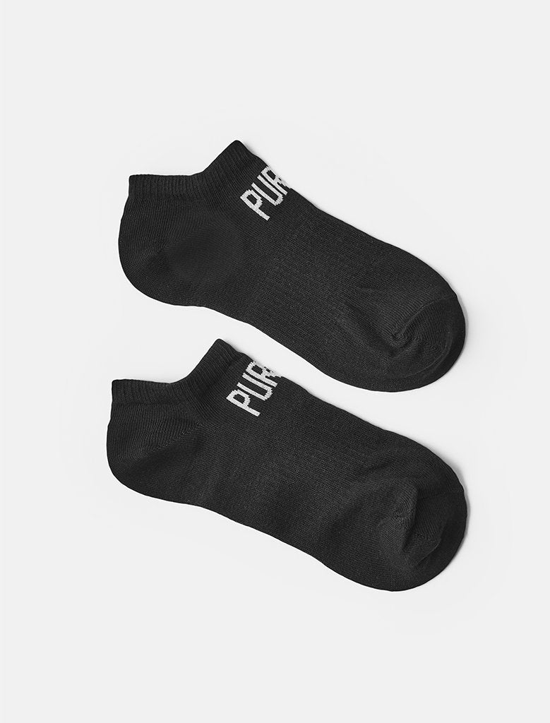 Trainer Socks / Black (Unisex) Pursue Fitness 2