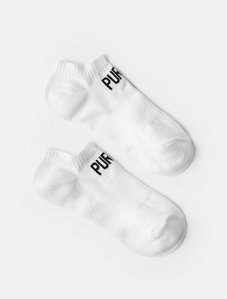 Trainer Socks / White (Unisex) Pursue Fitness 2