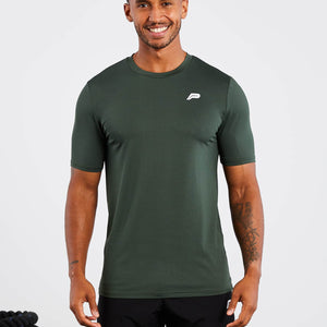 Training T-Shirt / Dark Green Pursue Fitness 1