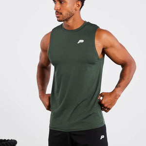 Training Tank / Dark Green Pursue Fitness 1